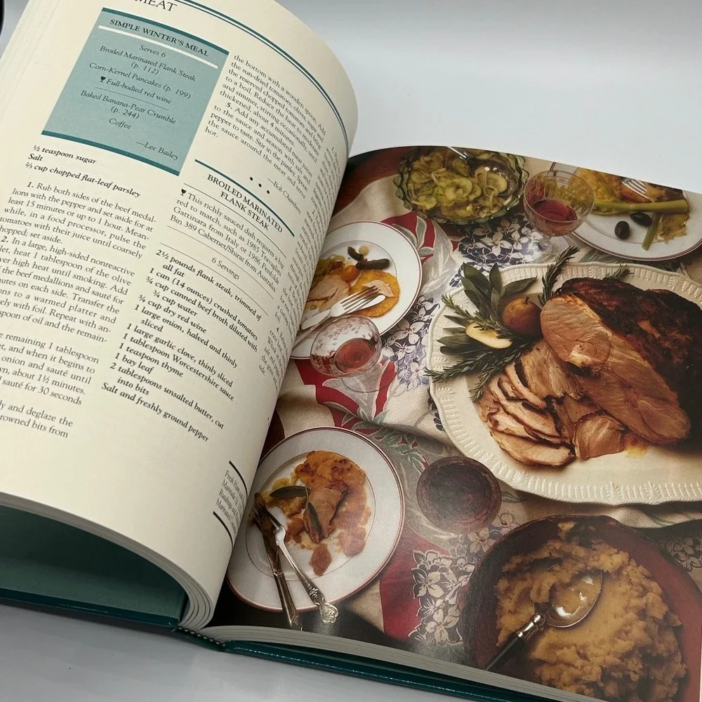 The Best of Food & Wine 1992 Collection Cookbook Recipes Hardcover Illustrated